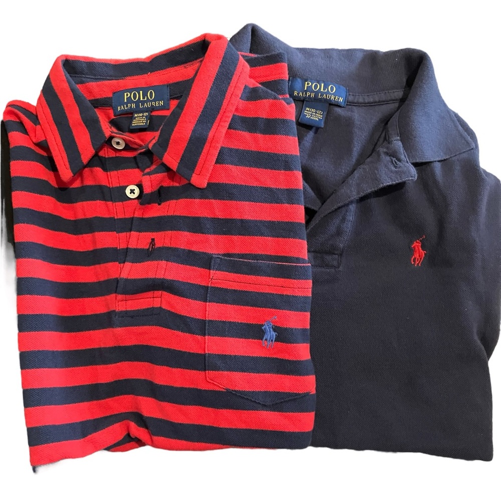 2 Short Sleeve Polo Ralph Lauren 100% Cotton